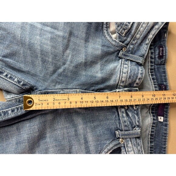 Vigoss Jeans Boot Cut Denim Jeans Women's Size 14 Distressed - Picture 5 of 9